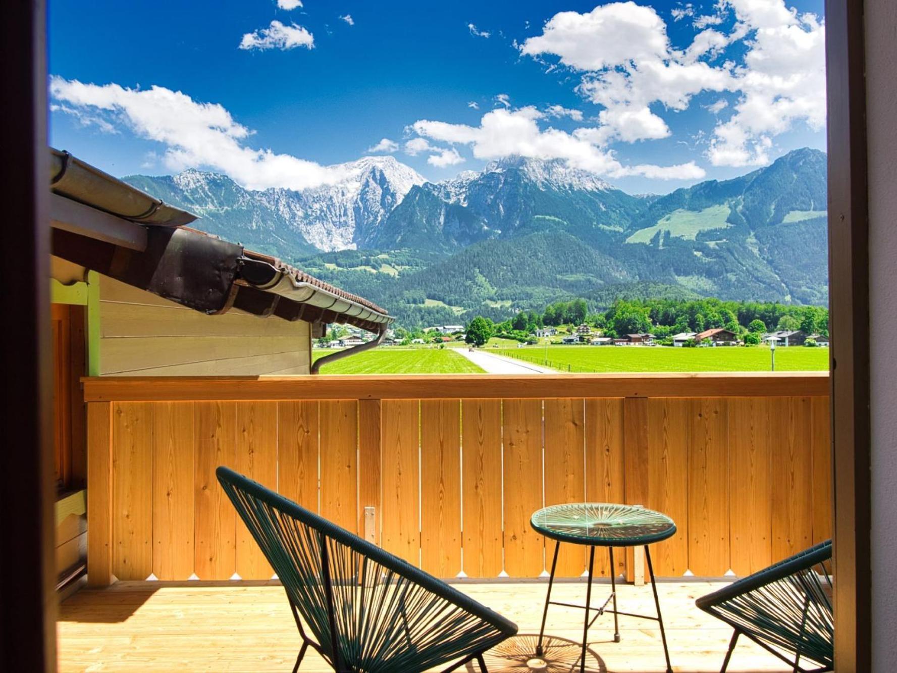 Chaletwohnung Weitblick Mit Wellnessbereich Schoenau am Koenigsee Exterior foto